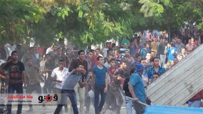 اشتباكات بين طلاب الإرهابية وأمن جامعة الإسكندرية