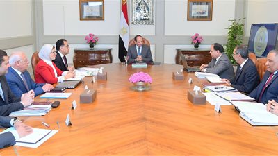 تفاصيل اجتماع السيسي والحكومة لتنفيذ المرحلة الأولى من مشروع التأمين الصحي الشامل