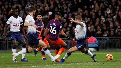 تشكيل هجومي لمانشستر سيتي في مواجهة توتنهام بدوري الأبطال