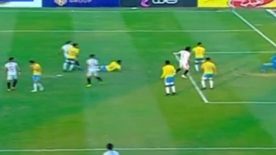 عمر السعيد يحرز الهدف الأول للزمالك في مرمى الإسماعيلي