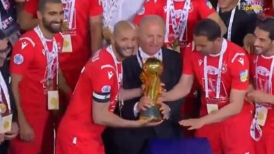 احتفالات النجم الساحلي بالفوز بكأس البطولة العربية (فيديو)