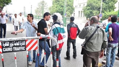 انتشار اللجان الشعبية بميدان التحرير