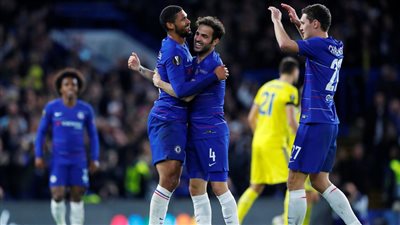 تأهل أرسنال وتشيلسي لنصف نهائي الدوري الأوروبي