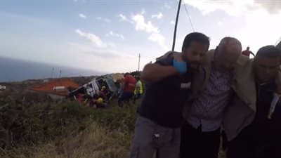 مصرع 29 سائحا ألمانيا في انقلاب حافلة سياحية (فيديو)