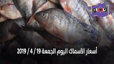 أسعار الأسماك اليوم الجمعة 19 / 4 / 2019