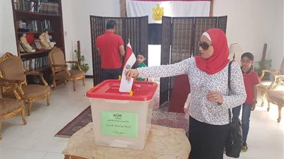 المصريون في دبي يدلون بأصواتهم في التعديلات الدستورية (صور)