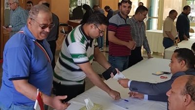 المصريون في قطر يصوتون على التعديلات الدستورية (صور)