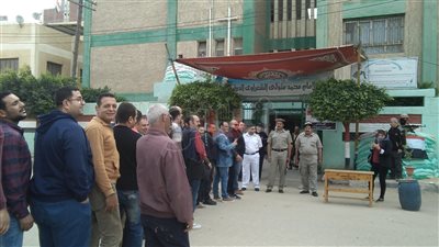 إقبال مواطني المنصورة على لجان الاستفتاء (فيديو)