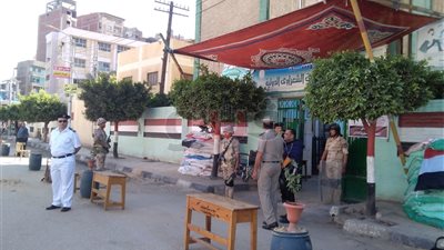 تكثيفات أمنية أمام مقار الاستفتاء على تعديل الدستور بالدقهلية (فيديو)