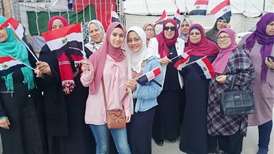 سيدات العريش يتصدرن المشهد أمام لجان الاستفتاء على تعديلات الدستور