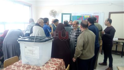 إقبال كثيف على لجان الاستفتاء في 