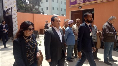 المسلماني وثروت يدليان بصوتيهما في الاستفتاء على التعديلات الدستورية