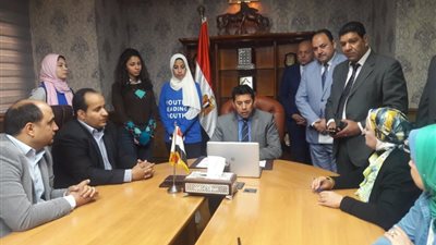 وزير الرياضة يتابع غرفة عمليات الاستفتاء على التعديلات الدستورية