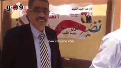 وصول نقيب الصحفيين إلى لجنة الشهيد حازم محمود للإدلاء بصوته (فيديو)