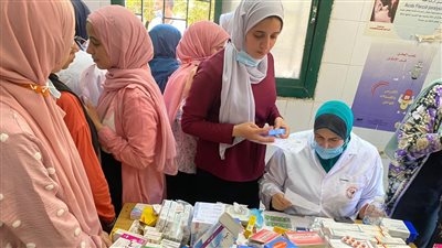 قافلة طبية وبيطرية من جامعة المنيا إلى قرية جريس | صور
