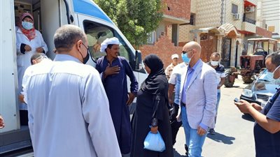 تطعيم العرب الرحل بالصالحية الجديدة في الشرقية ضد كورونا