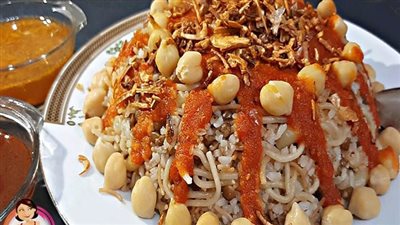 سهل ومذاقه مميز.. طريقة عمل الكشري في حلة واحدة