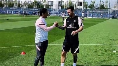 ميسي يشارك في المران الأول مع باريس سان جيرمان