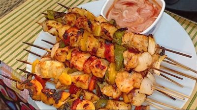 مشوى فى الفرن.. طريقة عمل الشيش طاووق