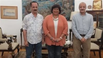 وزيرة الثقافة تستقبل إدارة مهرجان الإسكندرية للسينما الفرانكوفونية