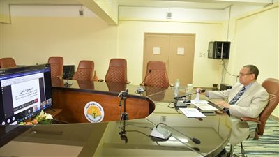 نائب رئيس جامعة الوادي الجديد يشارك في اجتماع المجلس الأعلى للتعليم