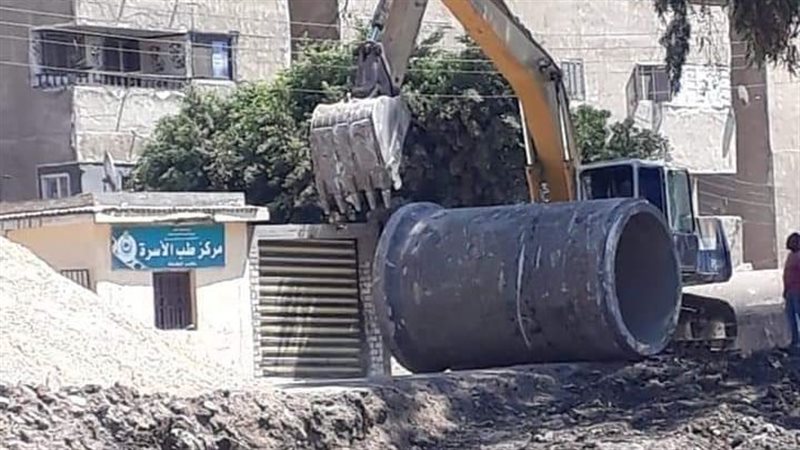 وصول المعدات لانشاء