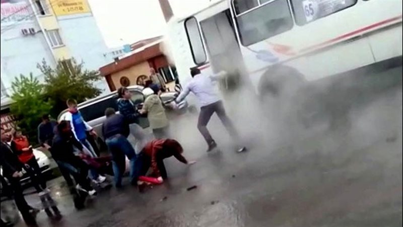 انفجار حافلة ركاب