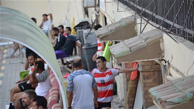 كريم بدير ينتظم في تدريب بلدية المحلة بعد انتهاء إعارته | صور