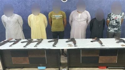 حملة أمنية بأسيوط لضبط حائزي الأسلحة النارية والذخائر غير المرخصة