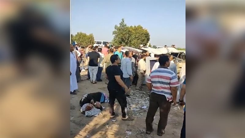حادث تصادم بالمنوفية