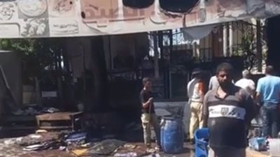 السيطرة على حريق بنادي الصيد بالمحلة | فيديو 