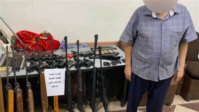 ضبط ورشة لإصلاح وتعديل الأسلحة النارية في أسوان 