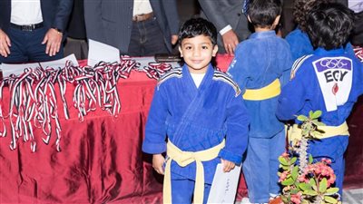 عمر رامي بطل الجودو الجديد في نادي العبور| صور