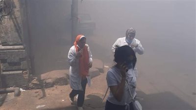 إخماد حريق داخل مستشفى دار إسماعيل في الإسكندرية