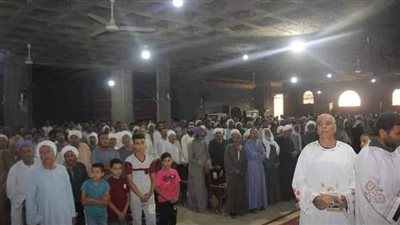 قداس ذكرى الأربعين لضحايا حريق قبرص بالمنيا