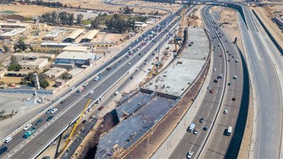 انتهاء أعمال كوبري تقاطع مؤسسة الزكاة مع الدائري بالمرج 