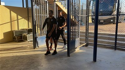 بيراميدز يصل ملعب خالد بشارة استعدادا لمواجهة الجونة |صور