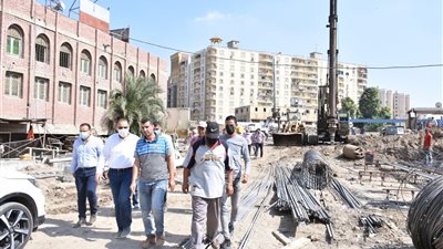 محافظ الشرقية يتابع الأعمال الإنشائية بنفق عرابي بالزقازيق