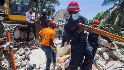 ارتفاع حصيلة ضحايا زلزال هايتي لـ1419 قتيلا و6900 مصاب