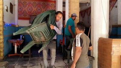 رفع ٤٢ حالة إشغال متنوعة في حملة بشوارع ناهيا | صور