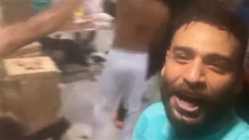احتفالات لاعبي الزمالك