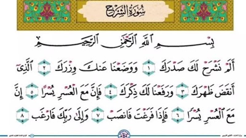 تفسير حلم سورة الشرح