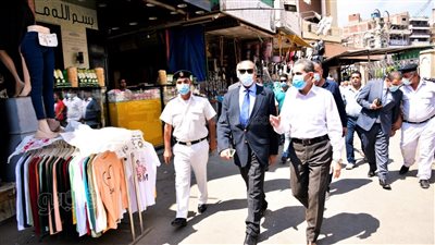 محافظ الغربية ومدير الأمن في جولة تفقدية بقلب العشوائيات بطنطا|صور