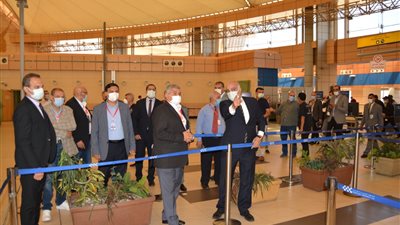 اللجنة العليا للتفتيش الأمني والبيئي تتفقد مطار شرم الشيخ