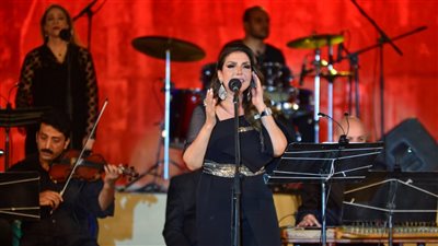 نادية مصطفى تتألق في مهرجان القلعة| صور