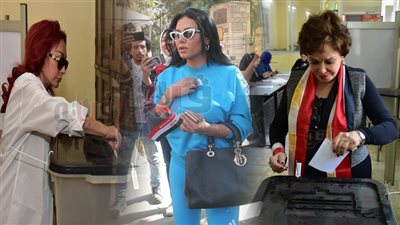 فنانات في طوابير أول أيام الاستفتاء على التعديلات الدستورية.. نهال عنبر أول الحضور.. نبيلة عبيد تتحدى المرض.. رانيا يوسف تذهب للجنة خطأ.. وفاء عامر تصل في فترة الراحة.. وموقف محرج لغادة إبراهيم