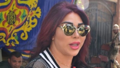 غادة إبراهيم تدلي بصوتها في الاستفتاء على التعديلات الدستورية