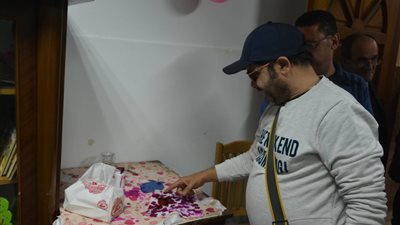 محمد هنيدي يدلي بصوته في الاستفتاء على التعديلات الدستورية