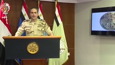 المتحدث العسكري يستعرض جهود القوات المسلحة في تأمين الاستفتاء