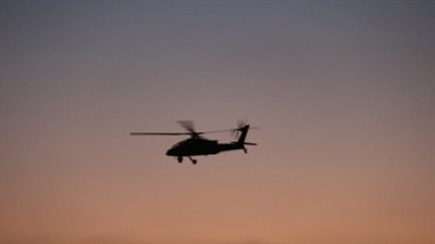 تحليق مكثف لطائرات الأباتشى فوق مدن شمال سيناء تحسبًا لأى هجوم